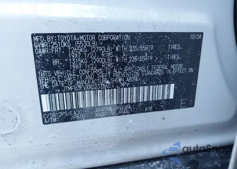 2024 Toyota Rav4 Prime Xse z USA, uszkodzony, nr VIN JTMFB3FVXRD231860